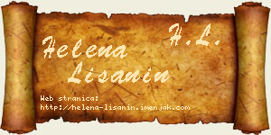 Helena Lišanin vizit kartica